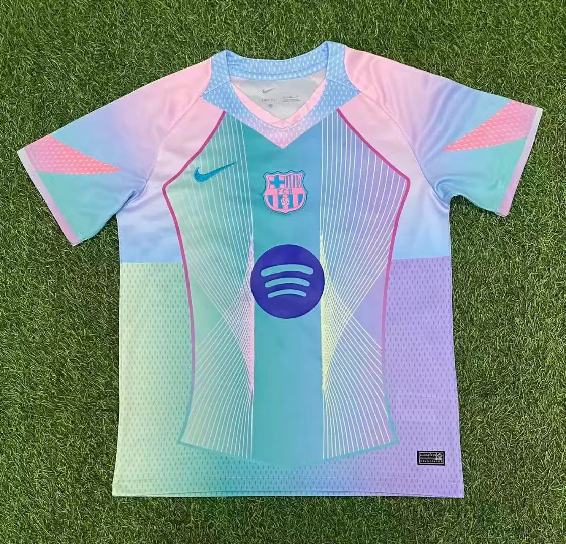 AAA Quality Barcelona 25/26 Special Blue/Pink Soccer Jersey